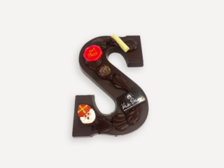 Chocoladeletter groot (puur)